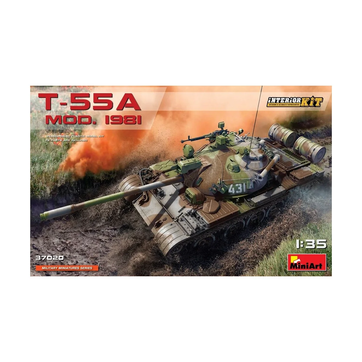 T-55A Mod.1981 Interior Kit, 1/35 - MiniArt 37020