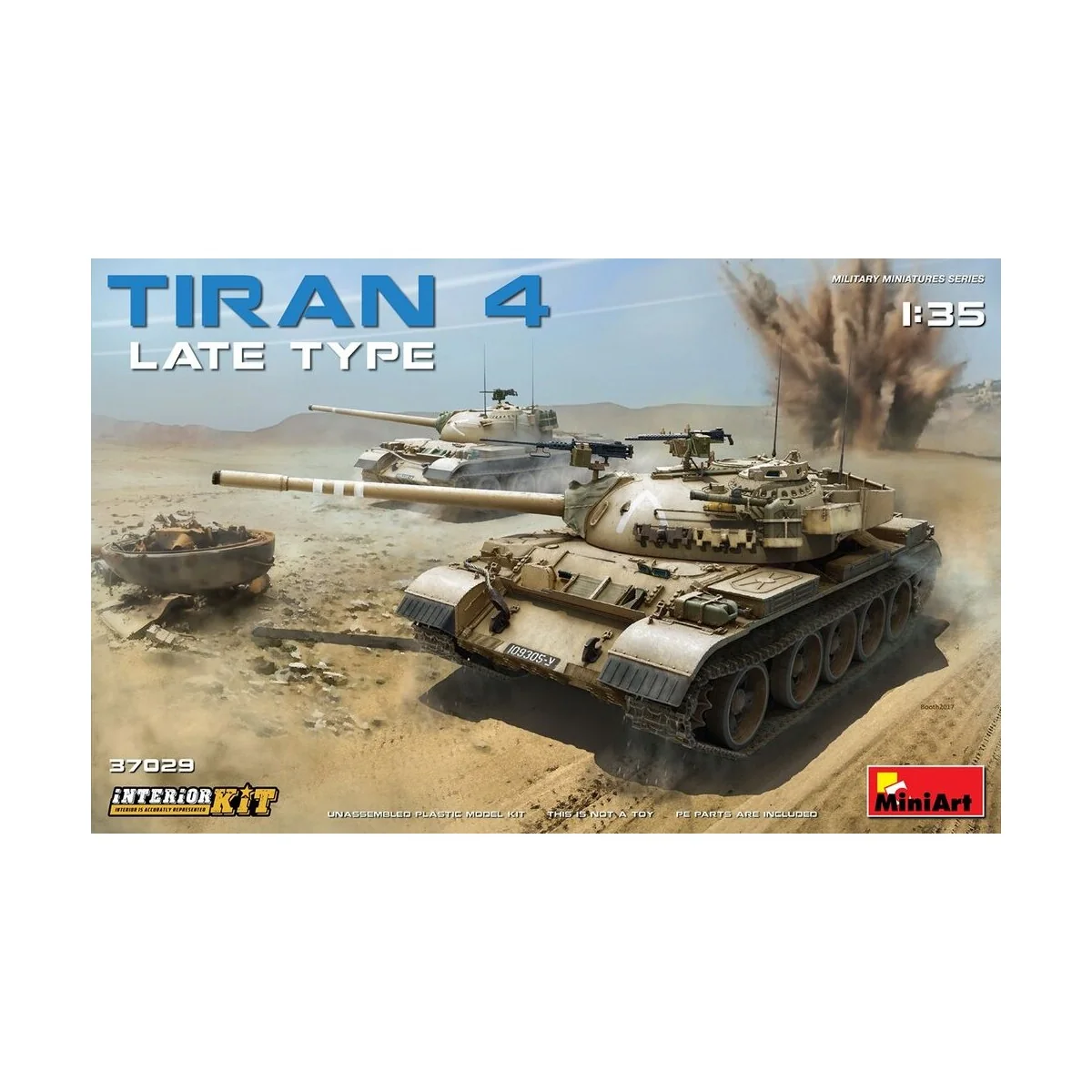 Tiran 4 Late Type. Interior Kit, 1/35 - MiniArt 37029 Tiran 4 Late Type. Interior Kit, 1/35 - MiniArt 37029