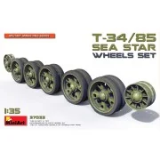 T-34/85 Sea Star Wheels Set, 1/35 - MiniArt 37033