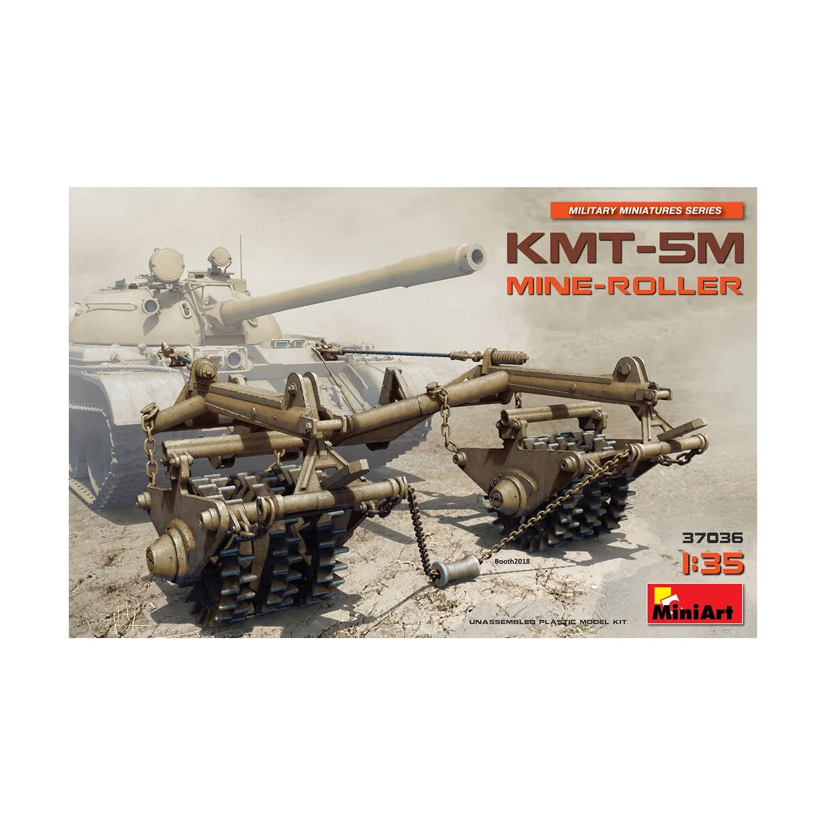 KMT-5M Mine-Roller, 1/35 - MiniArt 37036 KMT-5M Mine-Roller, 1/35 - MiniArt 37036