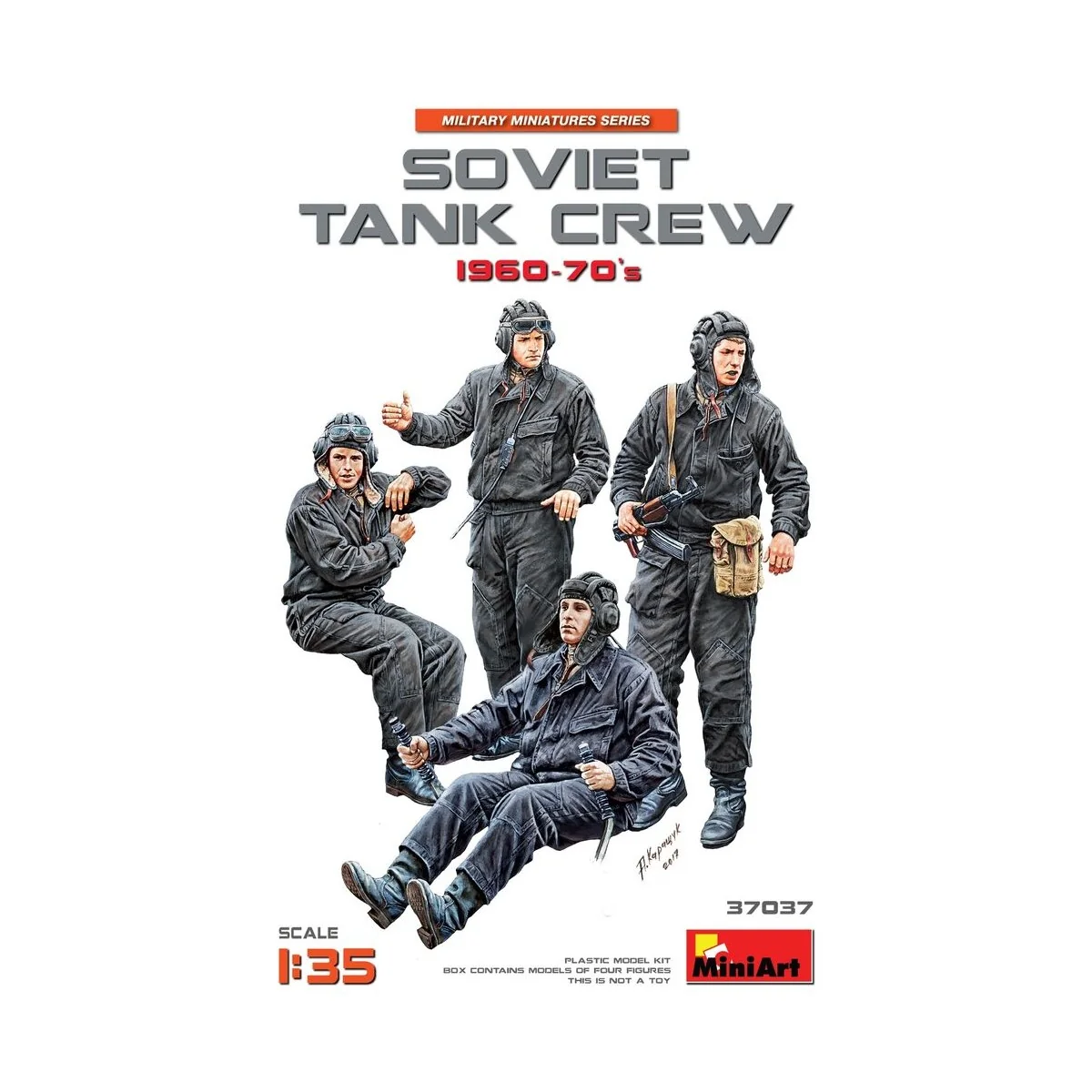 Soviet Tank Crew 1960-70s, 1/35 - MiniArt 37037