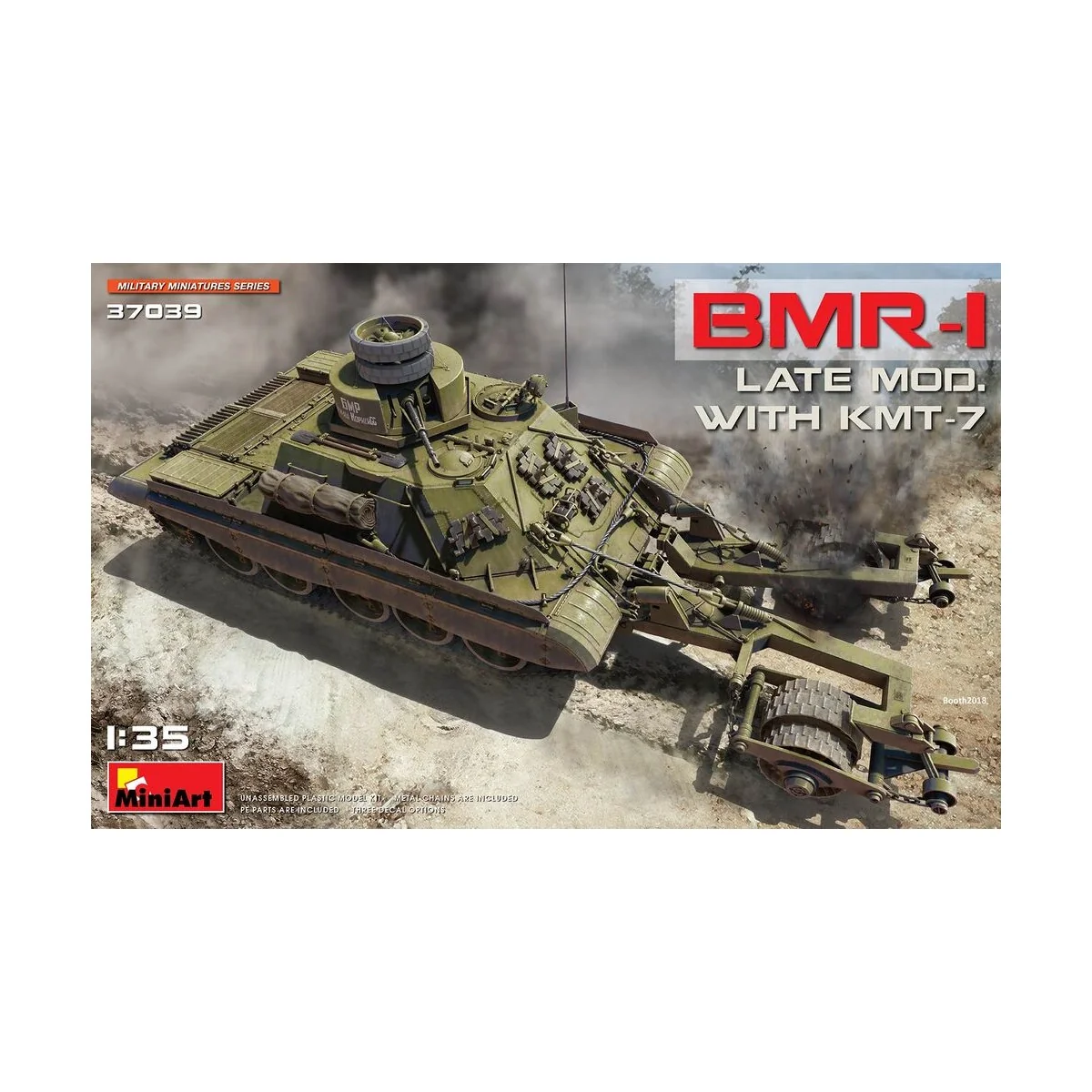 BMR-1 Late Mod. with KMT-7, 1/35 - MiniArt 37039 BMR-1 Late Mod. with KMT-7, 1/35 - MiniArt 37039
