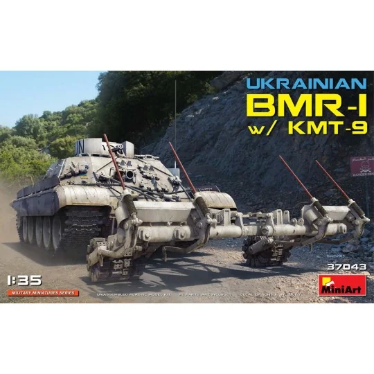 Ukrainian BMR-1 w/KMT-9, 1/35 - MiniArt 37043 Ukrainian BMR-1 w/KMT-9, 1/35 - MiniArt 37043