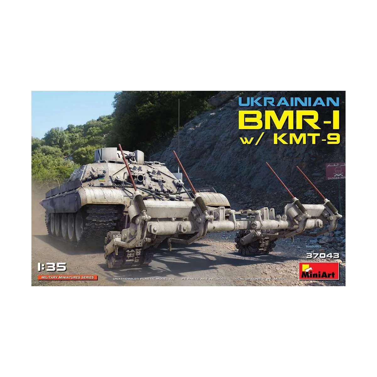Ukrainian BMR-1 w/KMT-9, 1/35 - MiniArt 37043 Ukrainian BMR-1 w/KMT-9, 1/35 - MiniArt 37043
