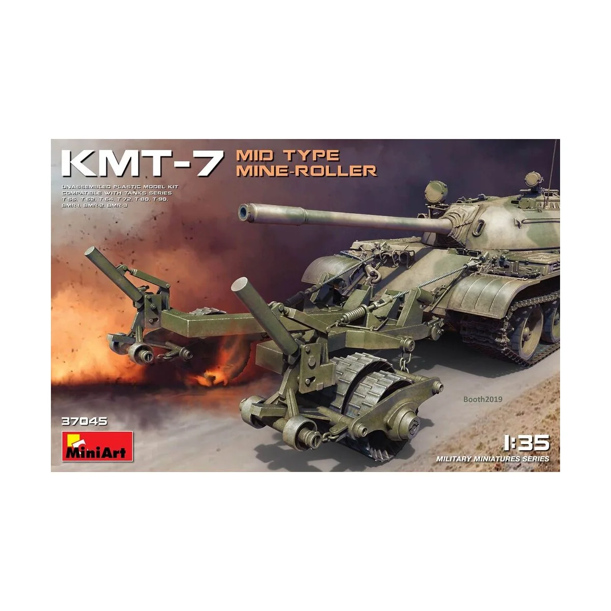 KMT-7 Mid Type Mine-Roller, 1/35 - MiniArt 37045 KMT-7 Mid Type Mine-Roller, 1/35 - MiniArt 37045