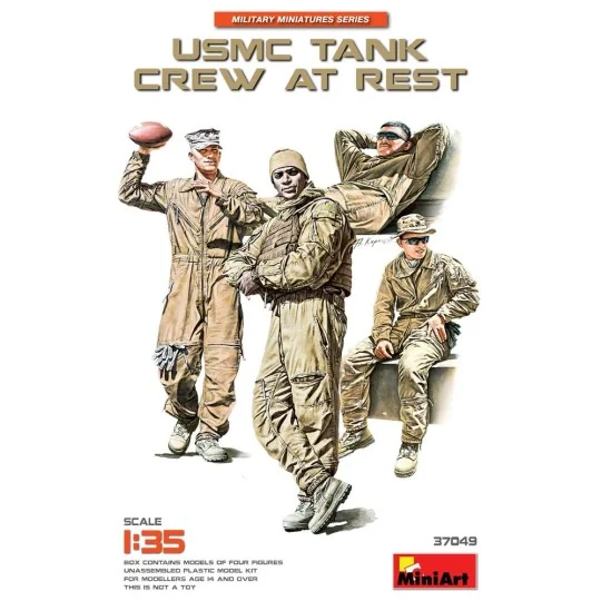 USMC Tank Crew at Rest, 1/35 - MiniArt 37049 USMC Tank Crew at Rest, 1/35 - MiniArt 37049