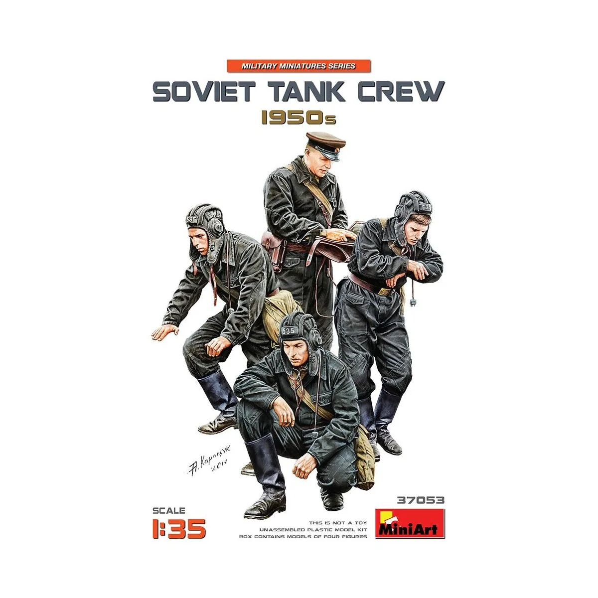 Soviet Tank Crew 1950s, 1/35 - MiniArt 37053