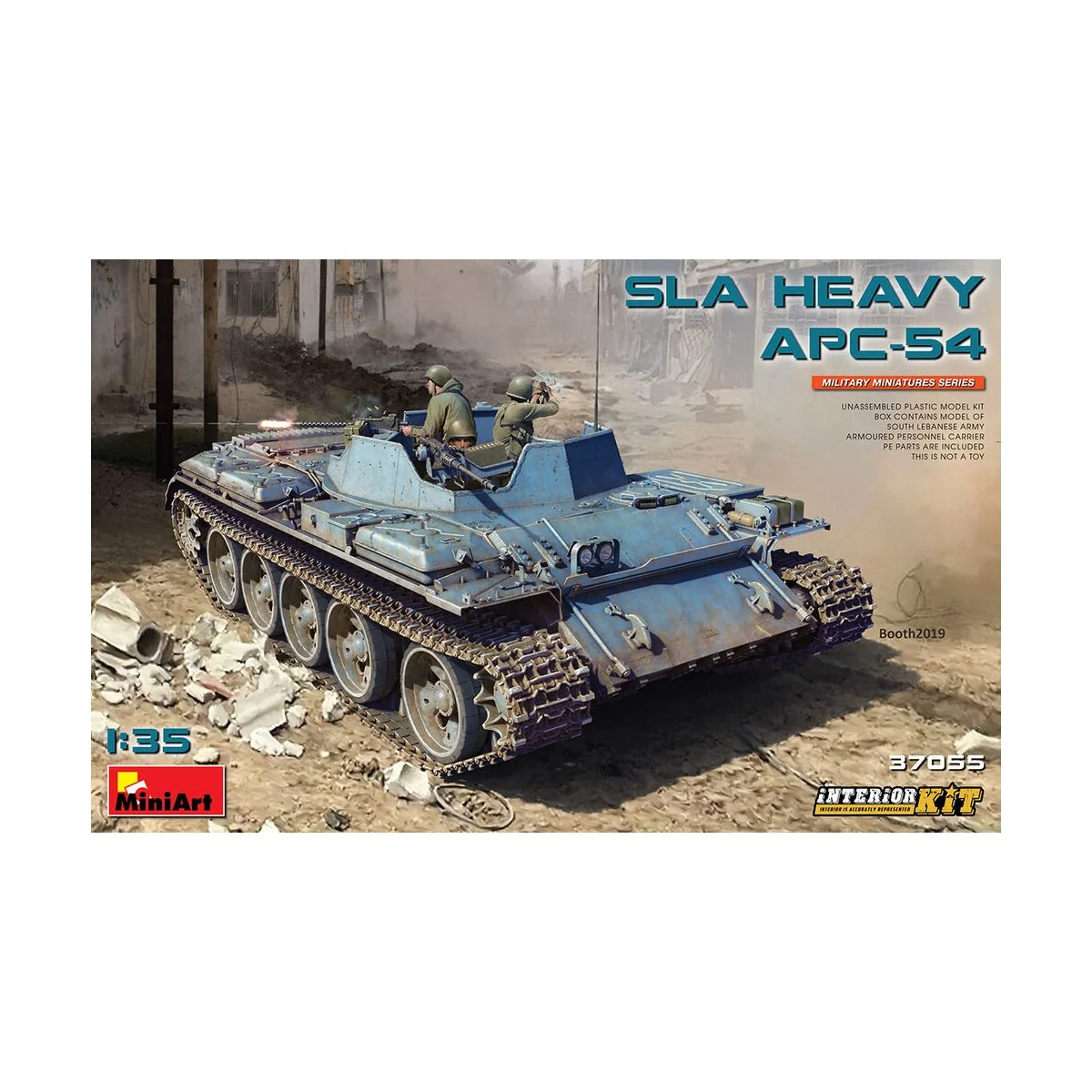 SLA Heavy APC-54. Interior Kit, 1/35 - MiniArt 37055 SLA Heavy APC-54. Interior Kit, 1/35 - MiniArt 37055