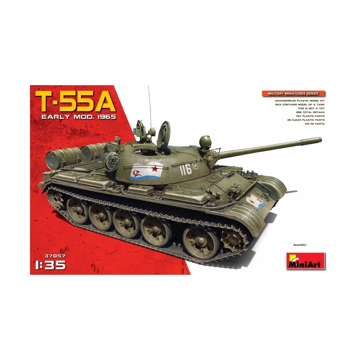 T-55A Early Mod. 1965, 1/35 - MiniArt 37057