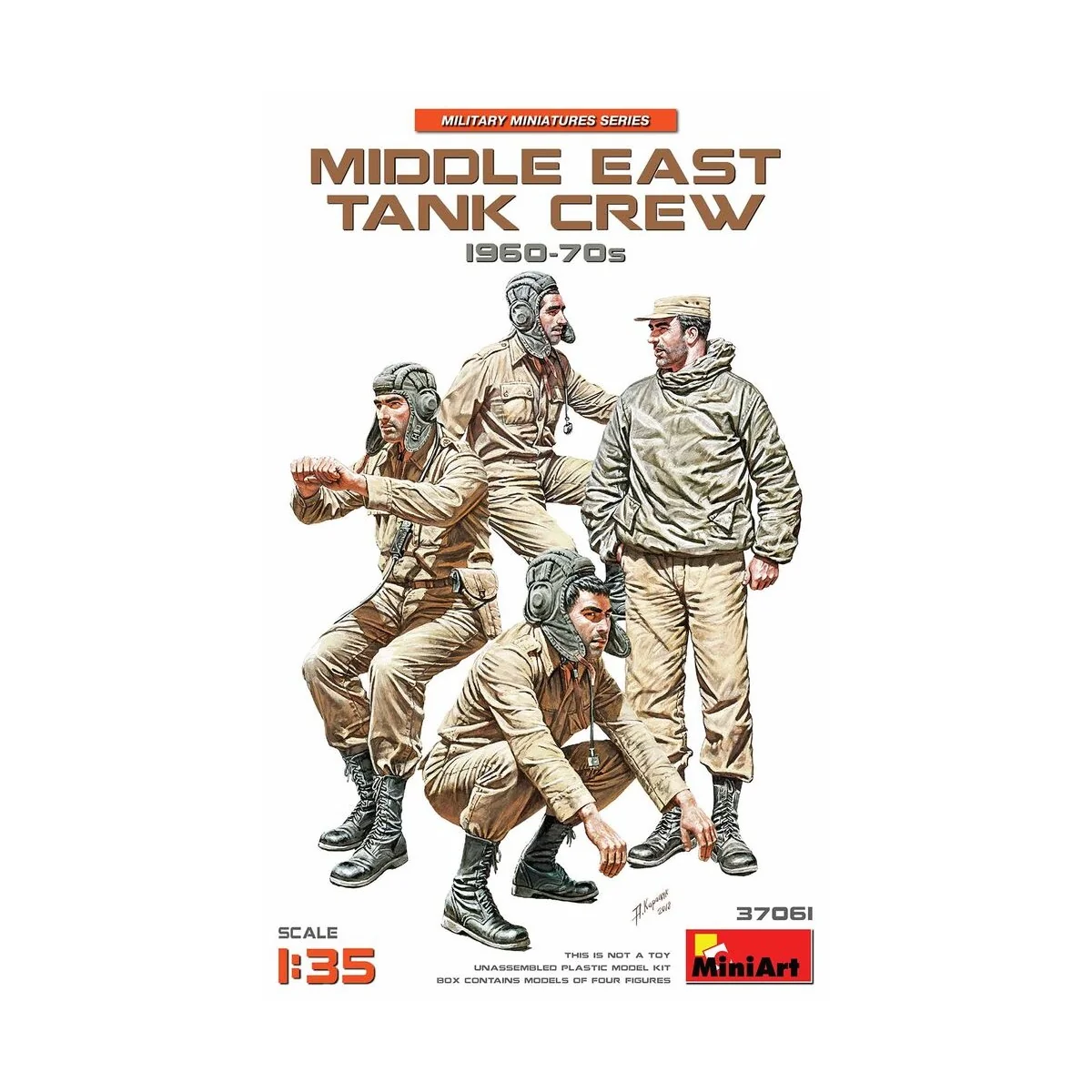 Middle East Tank Crew 1960-70s, 1/35 - MiniArt 37061