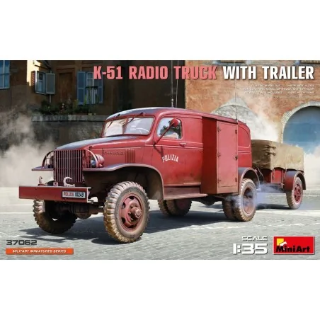 K-51 Radio Truck w/ Trailer, 1/35 - MiniArt 37062