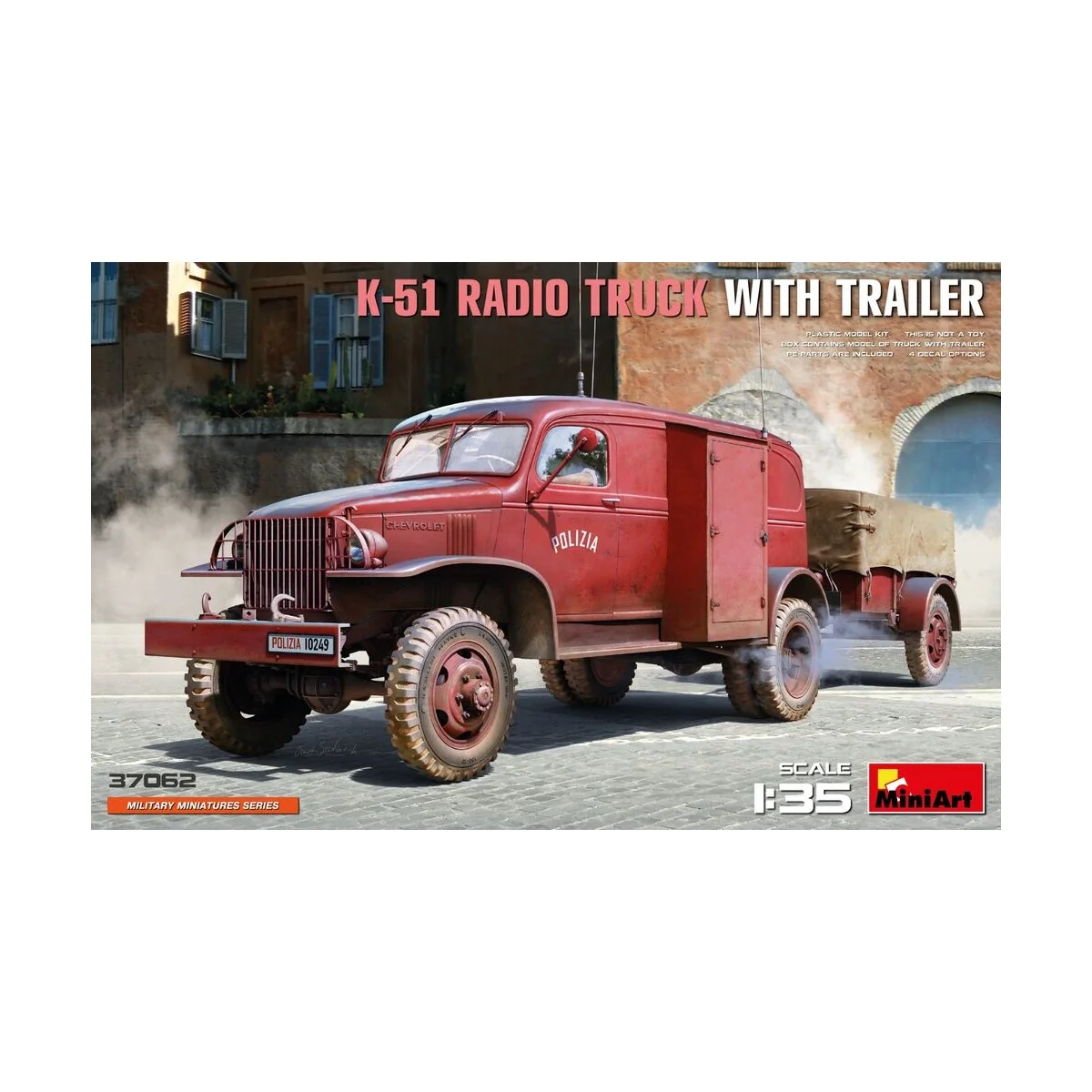 K-51 Radio Truck w/ Trailer, 1/35 - MiniArt 37062