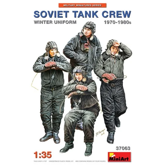 Soviet Tank Crew 1970-1980s. Winter Uniform, 1/35 - MiniArt 37063