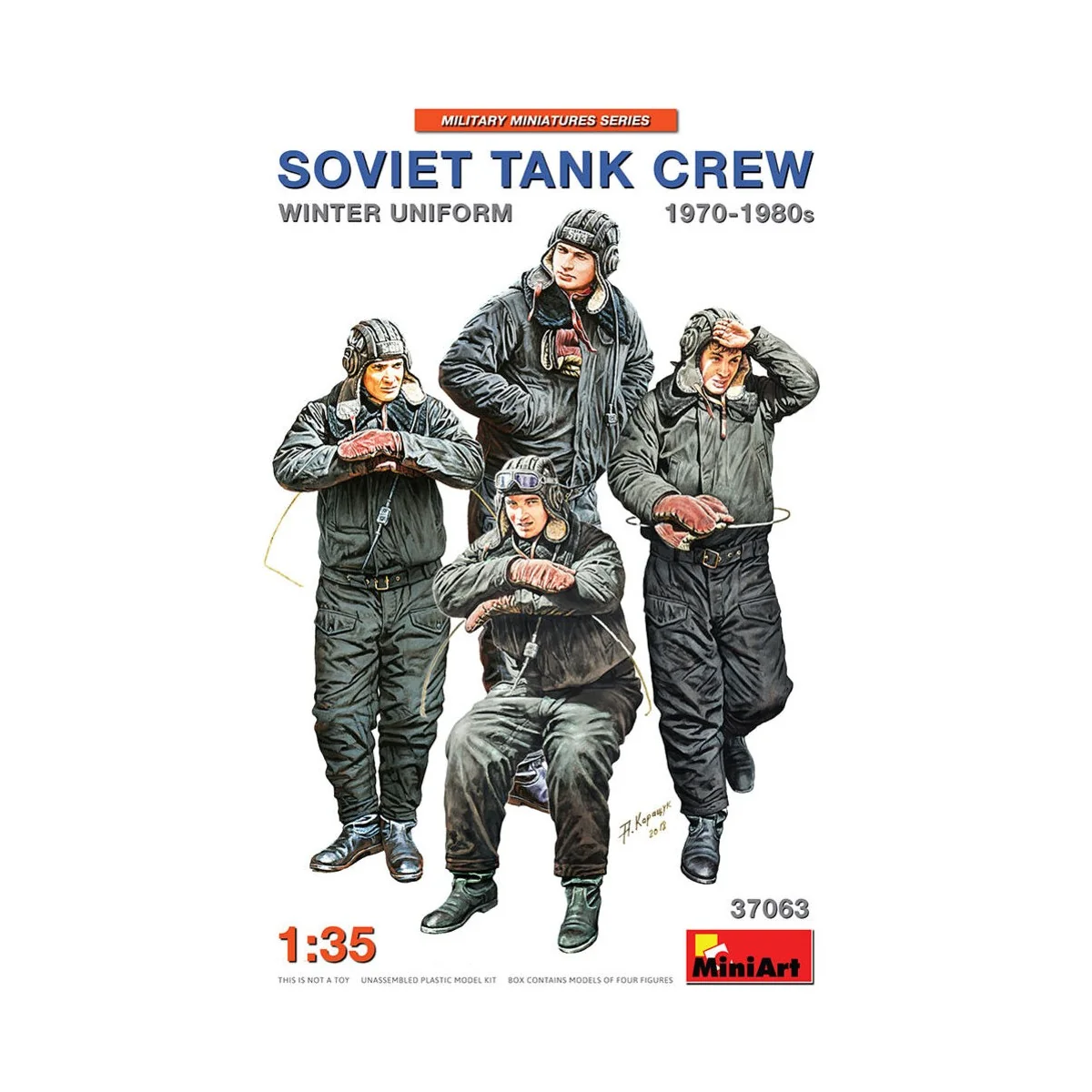 Soviet Tank Crew 1970-1980s. Winter Uniform, 1/35 - MiniArt 37063
