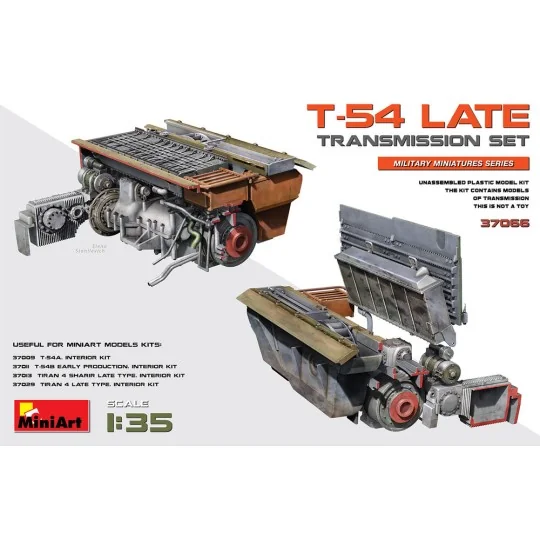 T-54 Late Transmission Set, 1/35 - MiniArt 37066 T-54 Late Transmission Set, 1/35 - MiniArt 37066