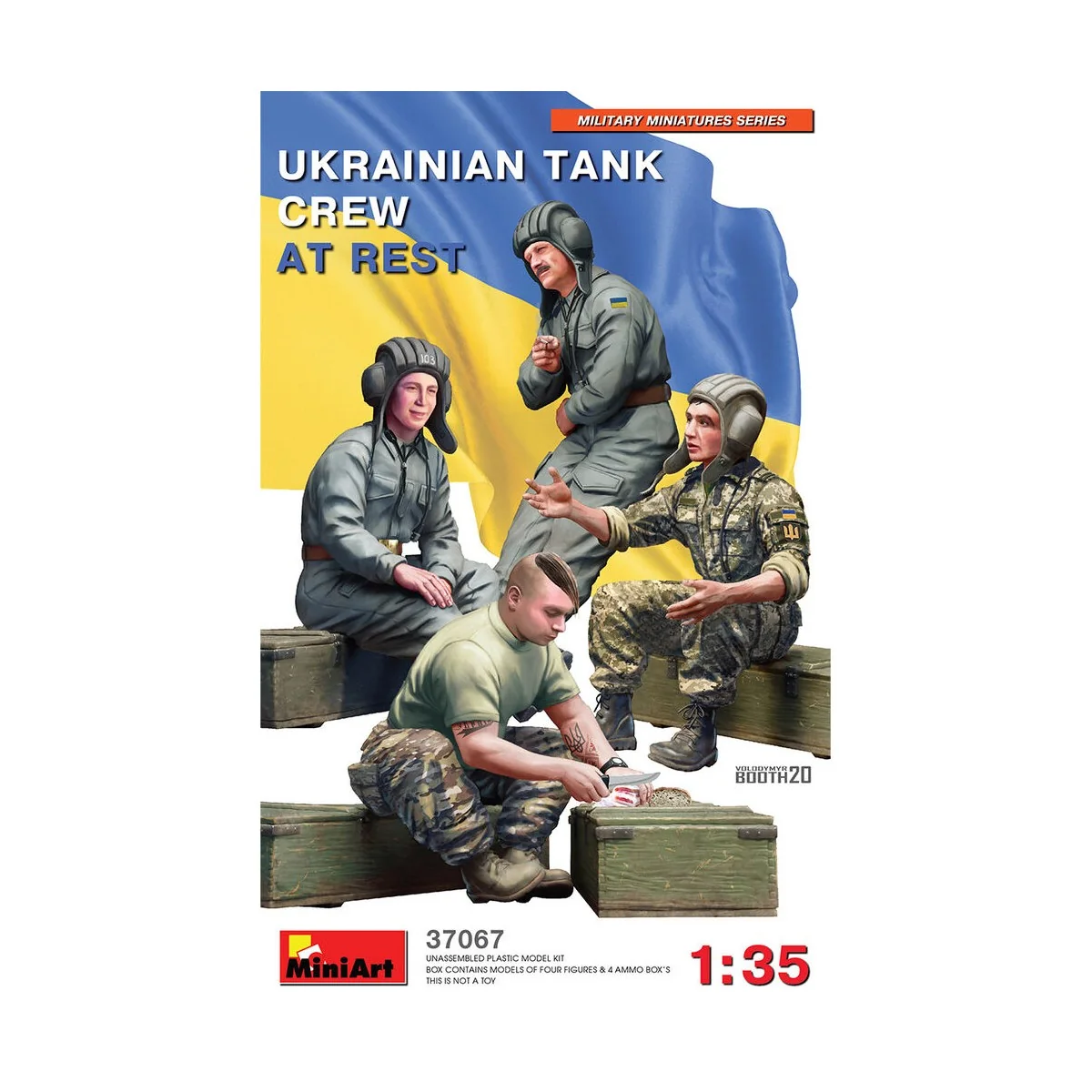 Ukrainian Tank Crew at Rest, 1/35 - MiniArt 37067