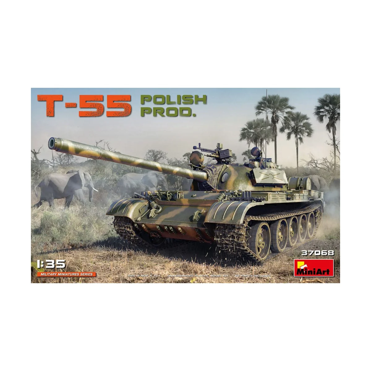 T-55 Polish Prod., 1/35 - MiniArt 37068 T-55 Polish Prod., 1/35 - MiniArt 37068