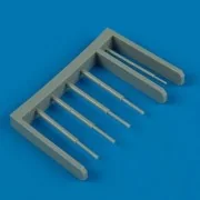 A-1 Skyraider gun barrels and pitote tub, 1/72 - Quickboost QB72 243 A-1 Skyraider gun barrels and pitote tub, 1/72 - Quickboost QB72 243