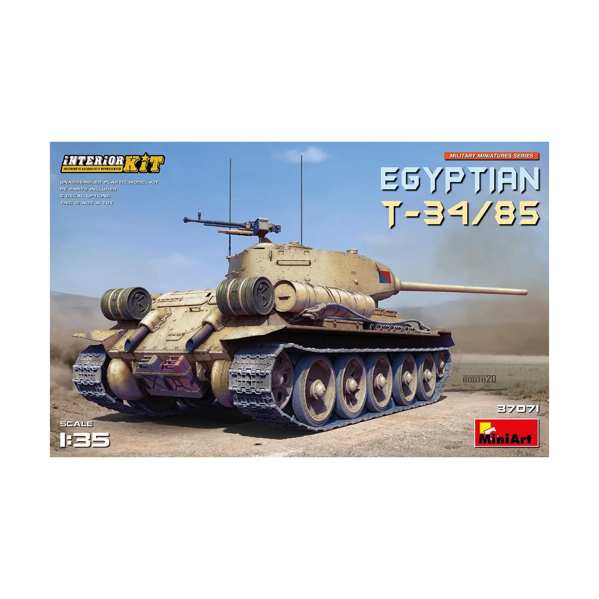 Egyptian T-34-85. Interior Kit, 1/35 - MiniArt 37071