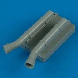 Junkers Ju 87D-5N night exhaust type B, 1/72 - Quickboost QB72 244