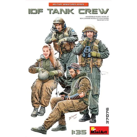 IDF Tank Crew, 1/35 - MiniArt 37076 IDF Tank Crew, 1/35 - MiniArt 37076