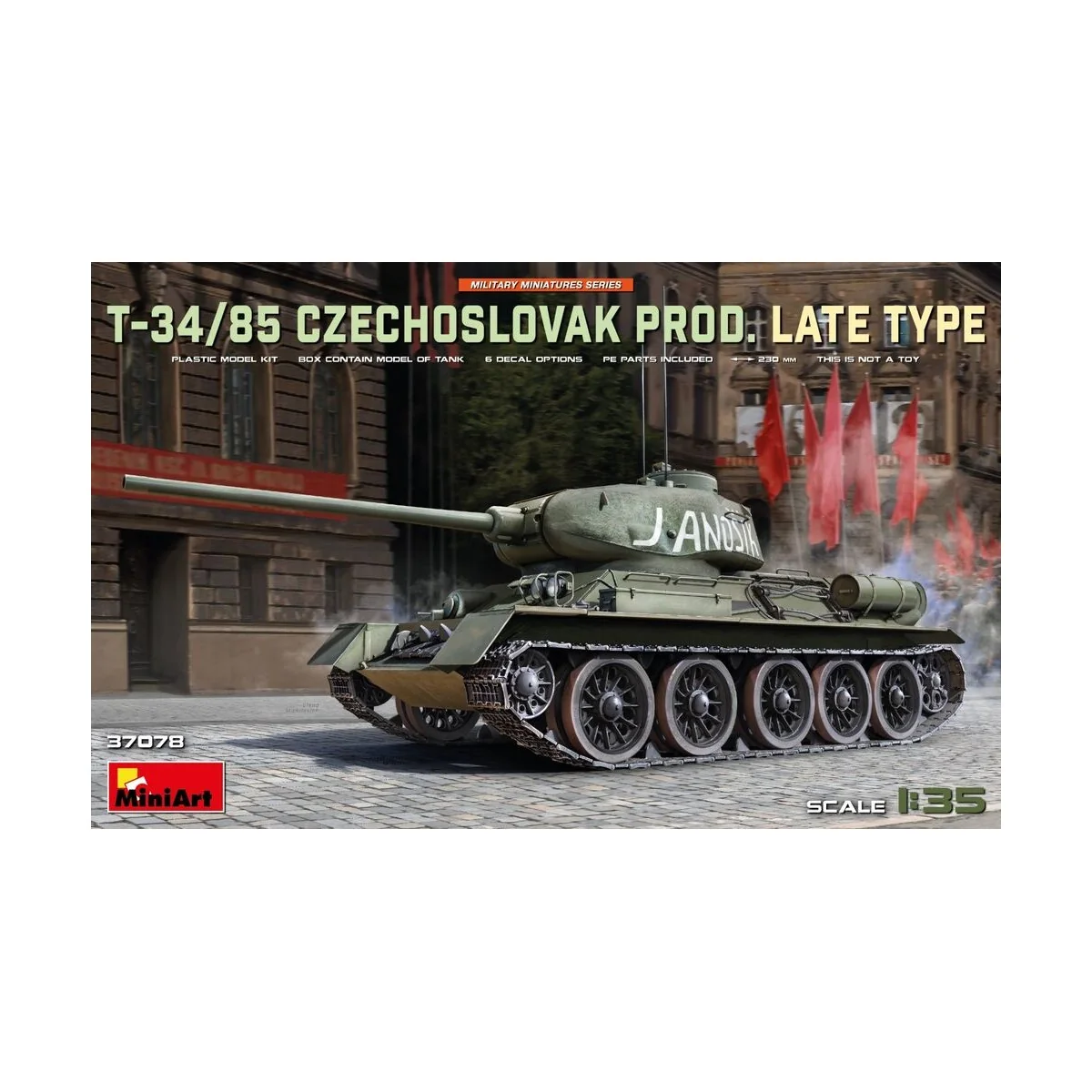T-34-85 Czechoslovak Prod. Late Type, 1/35 - MiniArt 37078