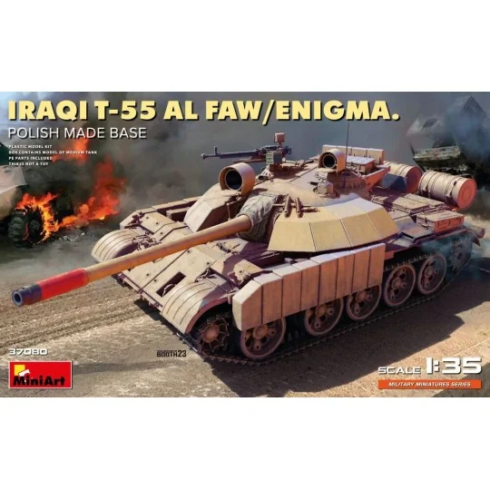 Iraqi T-55 Al Faw/Enigma. Polish Made Base, 1/35 - MiniArt 37080 Iraqi T-55 Al Faw/Enigma. Polish Made Base, 1/35 - MiniArt 37080