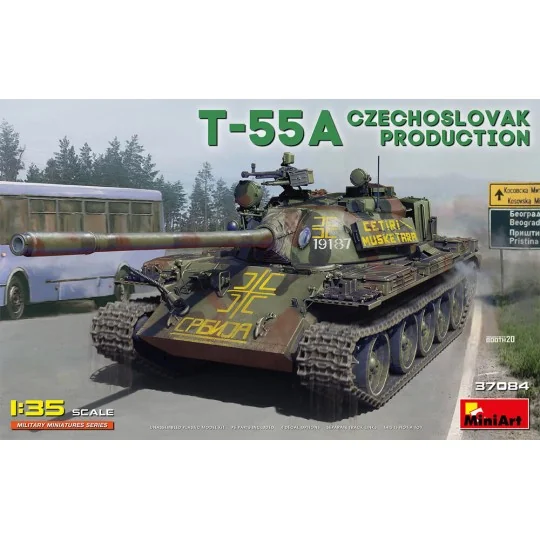 T-55A Czechoslovak Prod., 1/35 - MiniArt 37084 T-55A Czechoslovak Prod., 1/35 - MiniArt 37084
