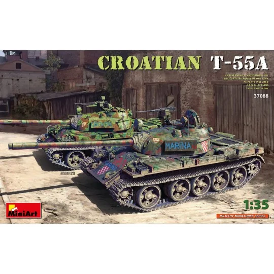 Croatian T-55A, 1/35 - MiniArt 37088 Croatian T-55A, 1/35 - MiniArt 37088