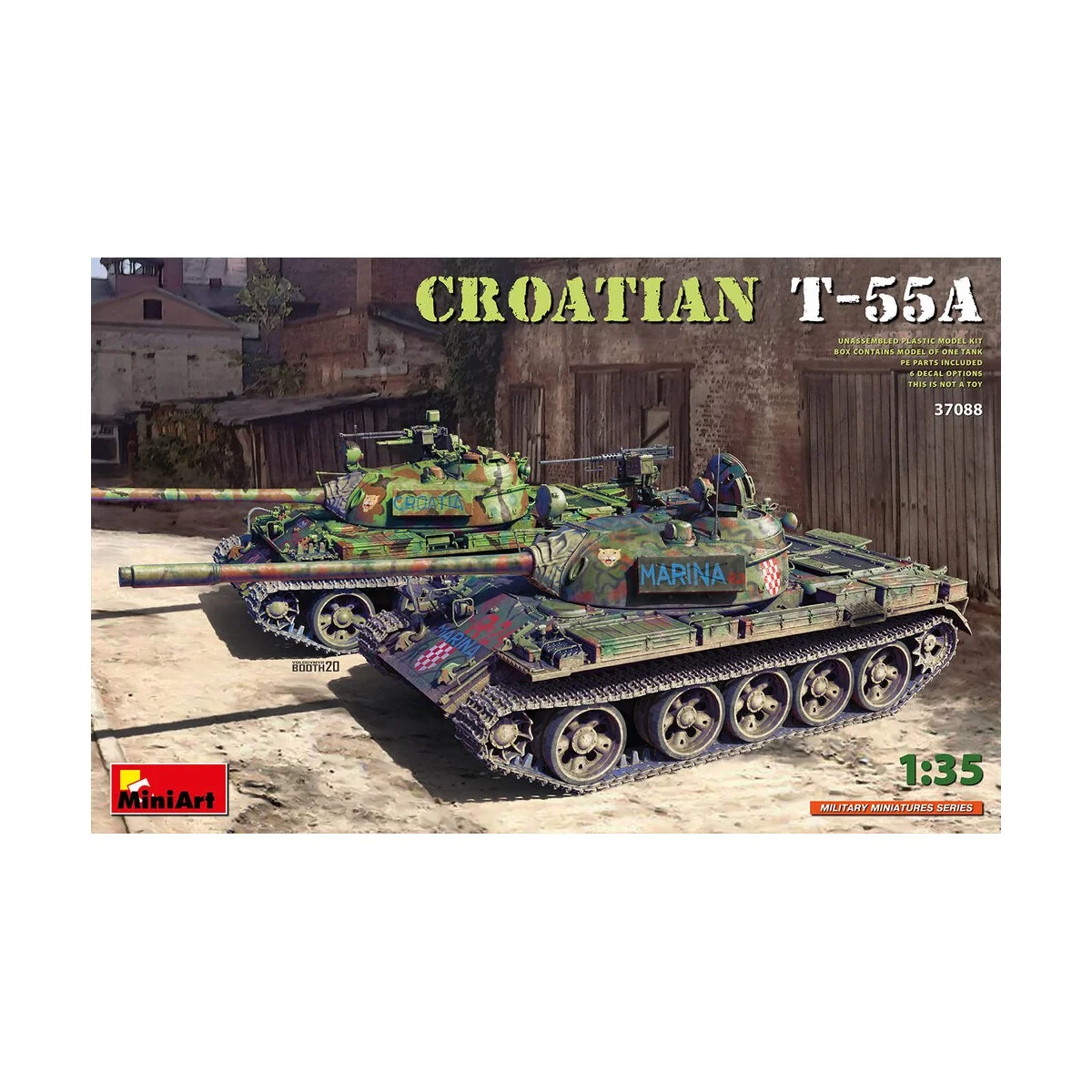 Croatian T-55A, 1/35 - MiniArt 37088 Croatian T-55A, 1/35 - MiniArt 37088
