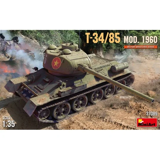 T-34-85 Mod. 1960, 1/35 - MiniArt 37089 T-34-85 Mod. 1960, 1/35 - MiniArt 37089