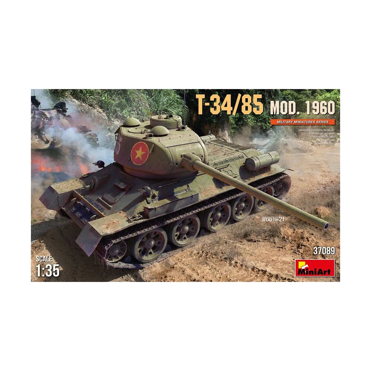T-34-85 Mod. 1960, 1/35 - MiniArt 37089 T-34-85 Mod. 1960, 1/35 - MiniArt 37089