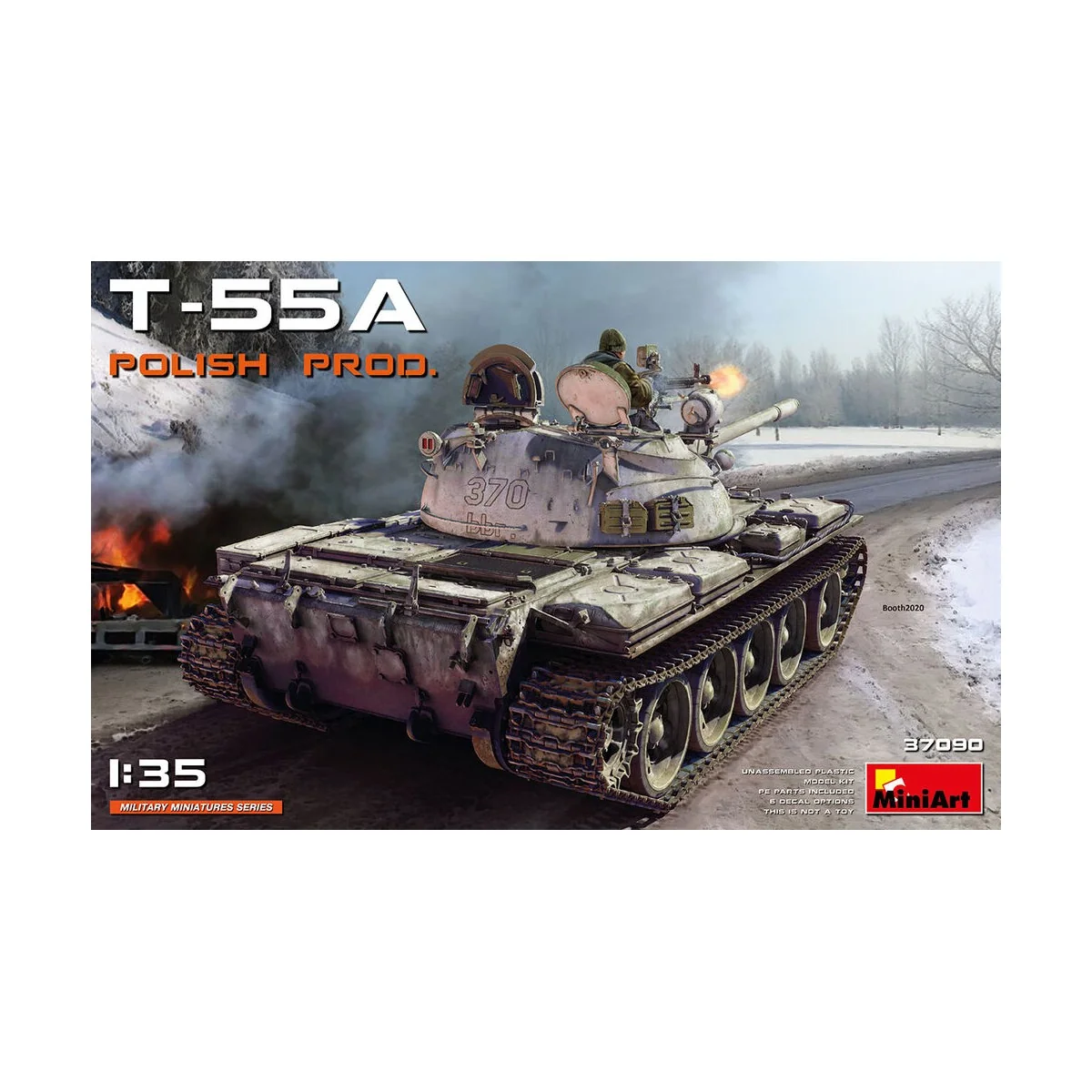 T-55A POLISH PRODUCTION, 1/35 - MiniArt 37090