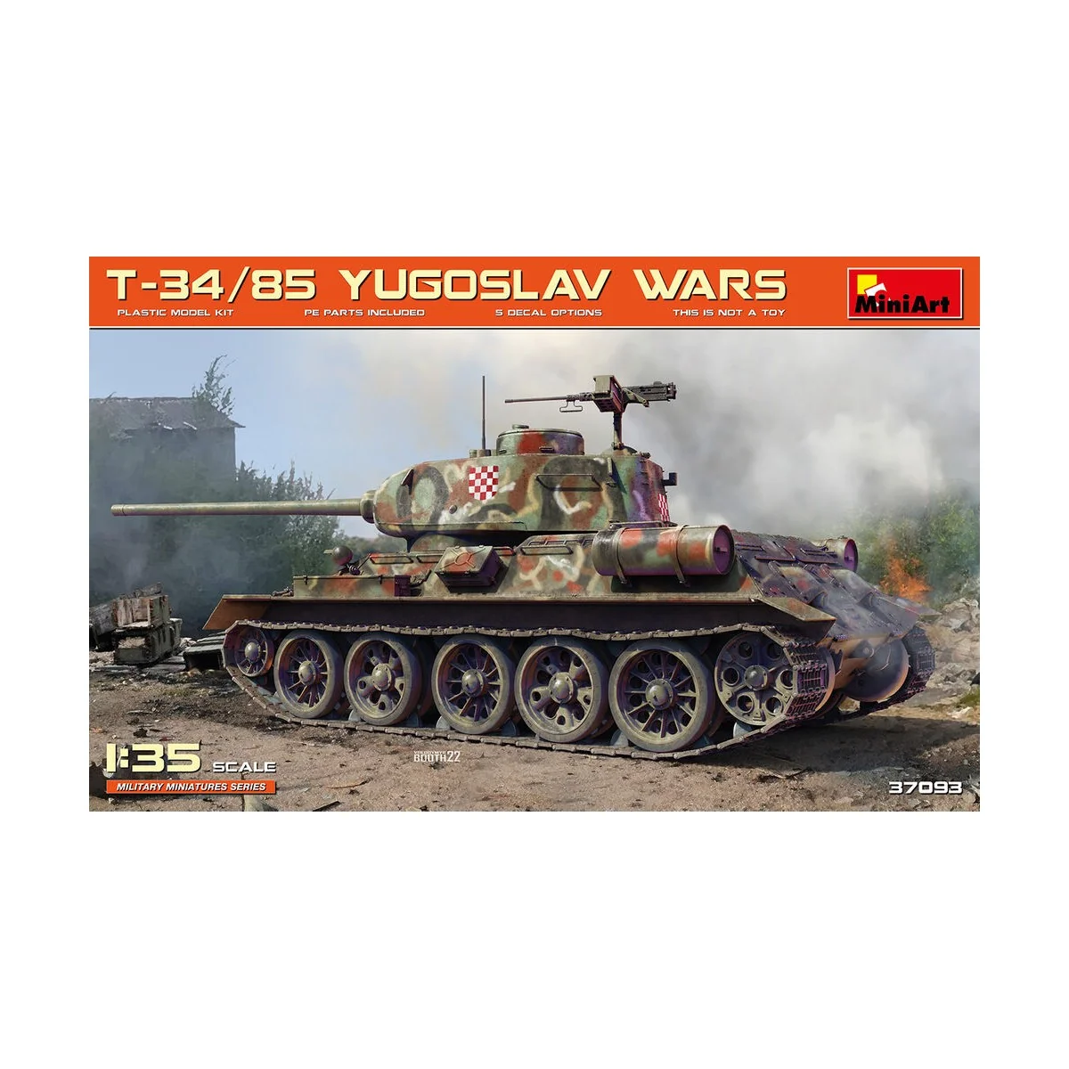 T-34/85 Yugoslav Wars, 1/35 - MiniArt 37093