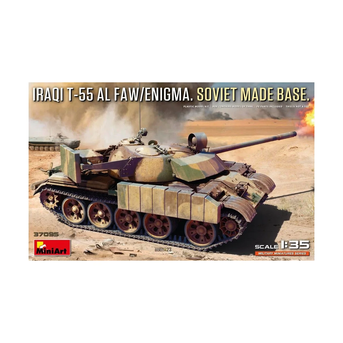 Iraqi T-55 Al Faw/Enigma. Soviet Made Base, 1/35 - MiniArt 37095