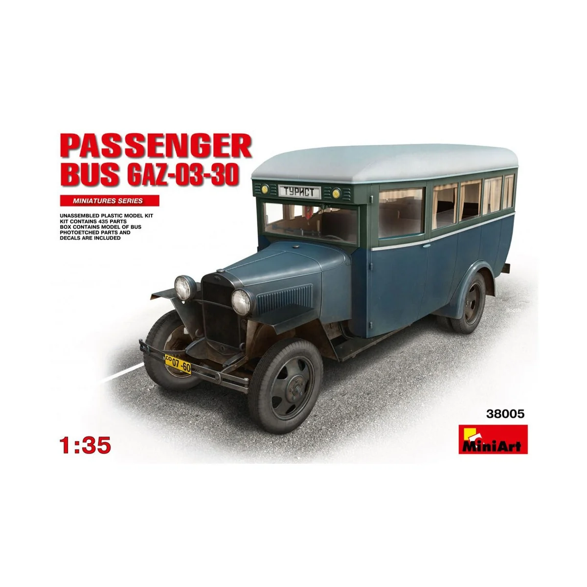 Passenger Bus GAZ-03-30, 1/35 - MiniArt 38005