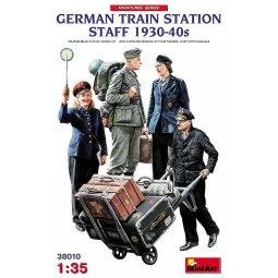 German Train Station Staff 1930-40s, 1/35 - MiniArt 38010