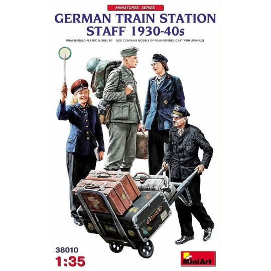German Train Station Staff 1930-40s, 1/35 - MiniArt 38010