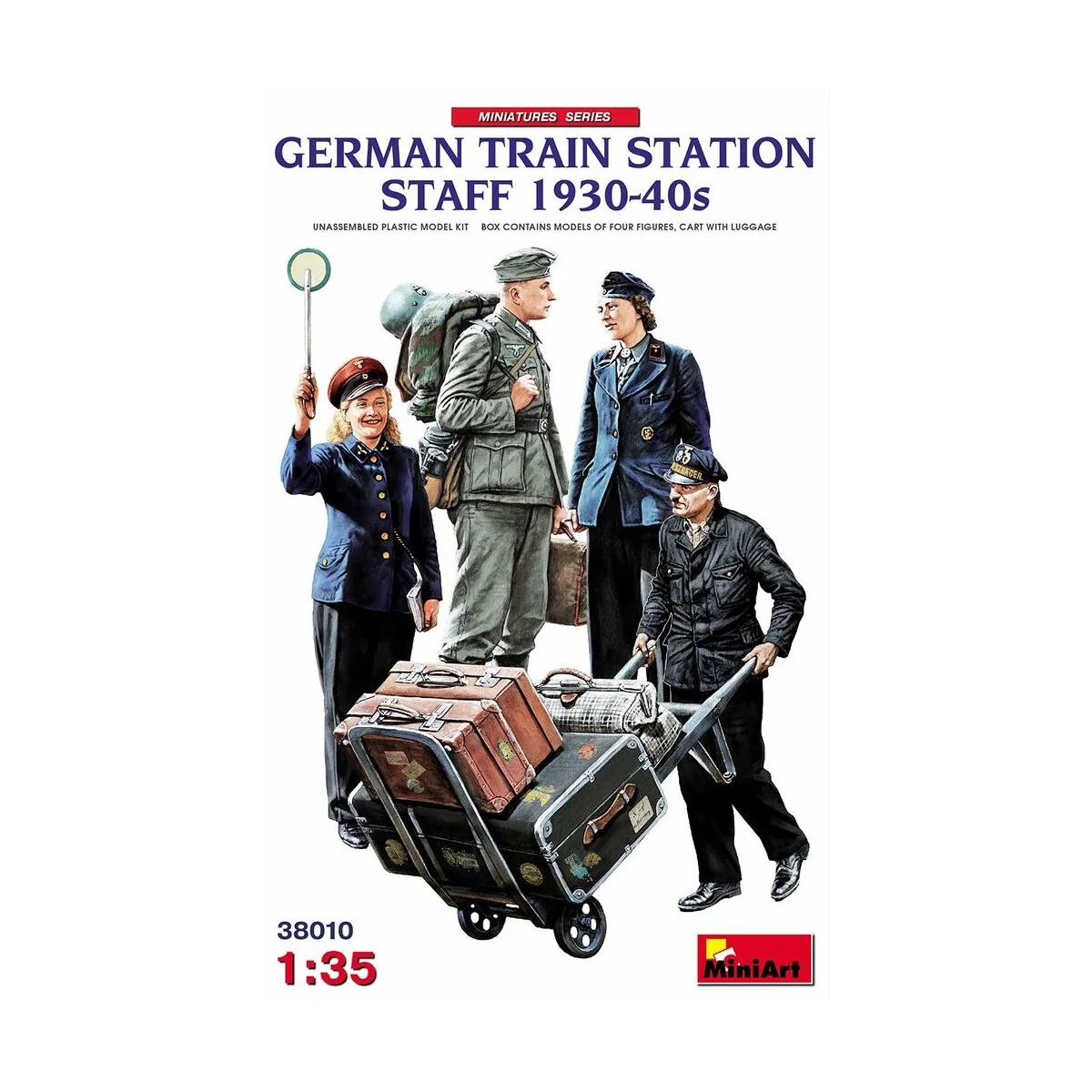 German Train Station Staff 1930-40s, 1/35 - MiniArt 38010