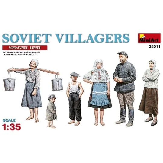 Soviet Villagers, 1/35 - MiniArt 38011