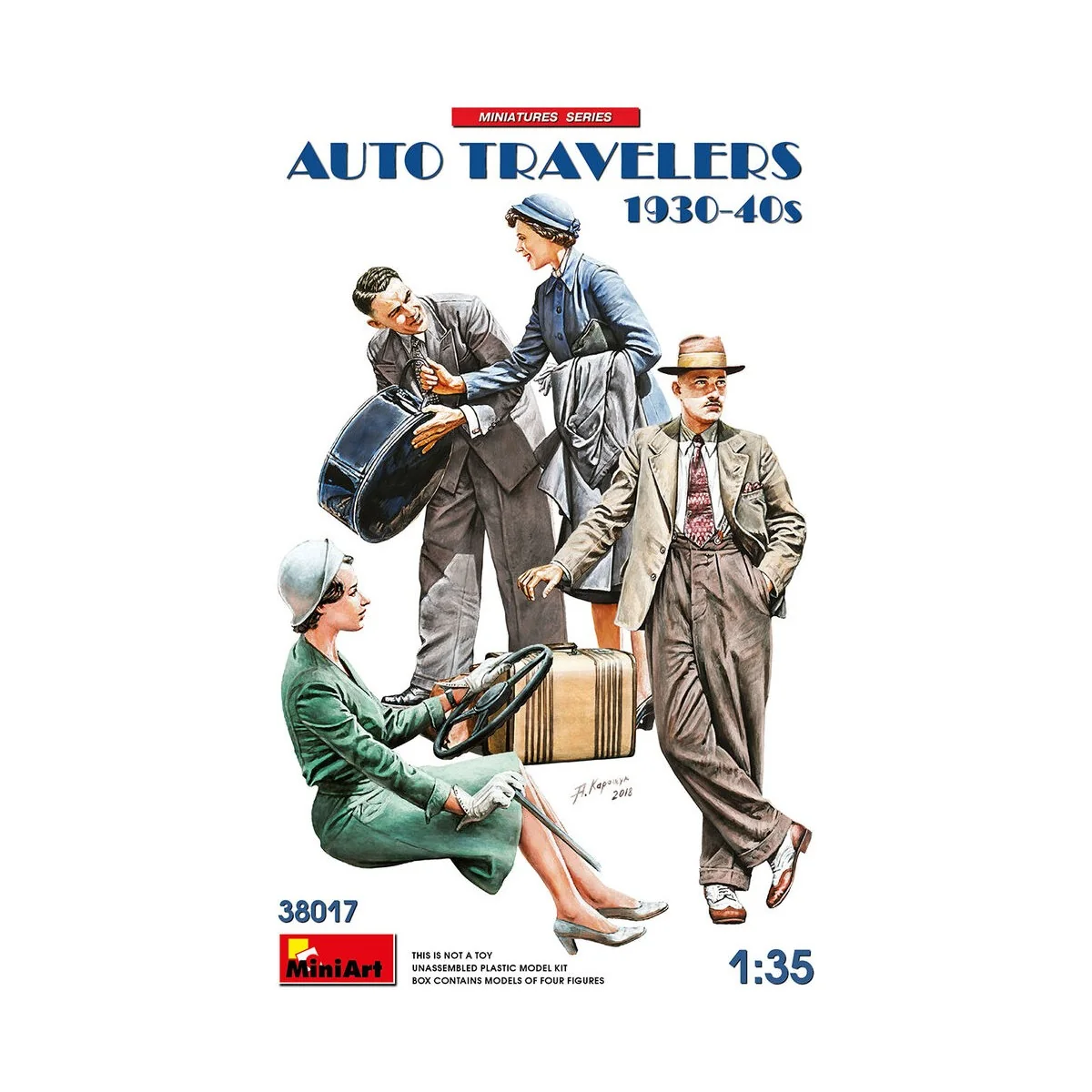 Auto Travelers 1930-40s, 1/35 - MiniArt 38017 Auto Travelers 1930-40s, 1/35 - MiniArt 38017