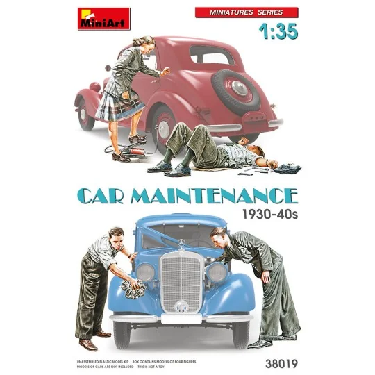 Car Maintenance 1930-40s, 1/35 - MiniArt 38019 Car Maintenance 1930-40s, 1/35 - MiniArt 38019