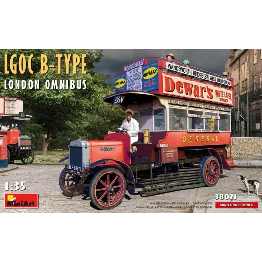 LGOC B-Type London Omnibus, 1/35 - MiniArt 38021