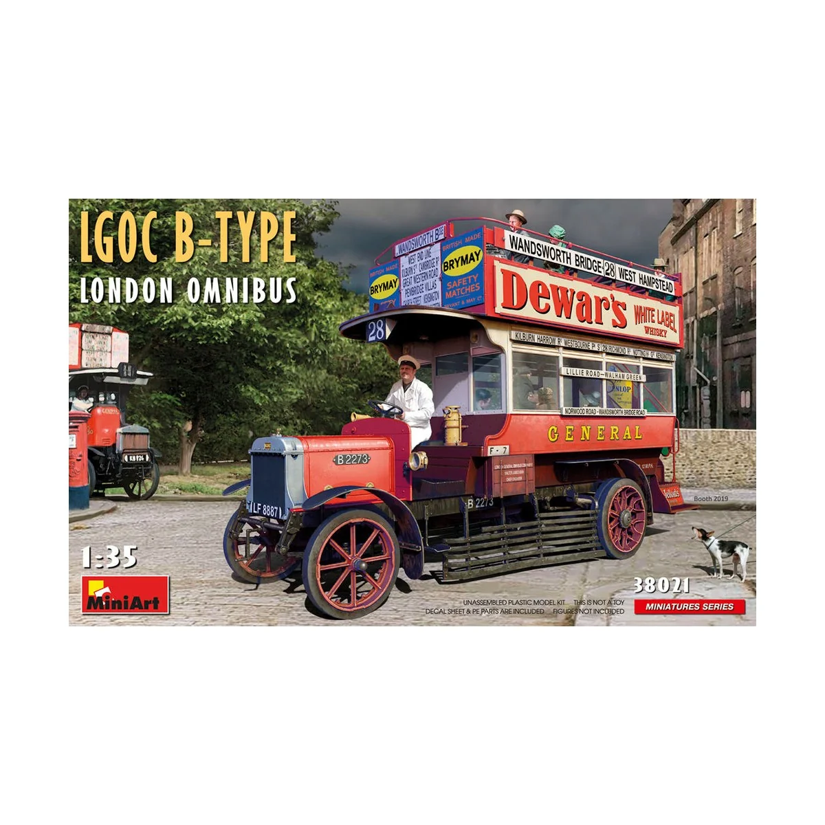 LGOC B-Type London Omnibus, 1/35 - MiniArt 38021