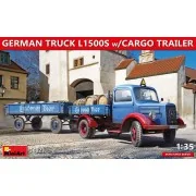 German Truck L1500S W/Cargo Trailer, 1/35 - MiniArt 38023 German Truck L1500S W/Cargo Trailer, 1/35 - MiniArt 38023