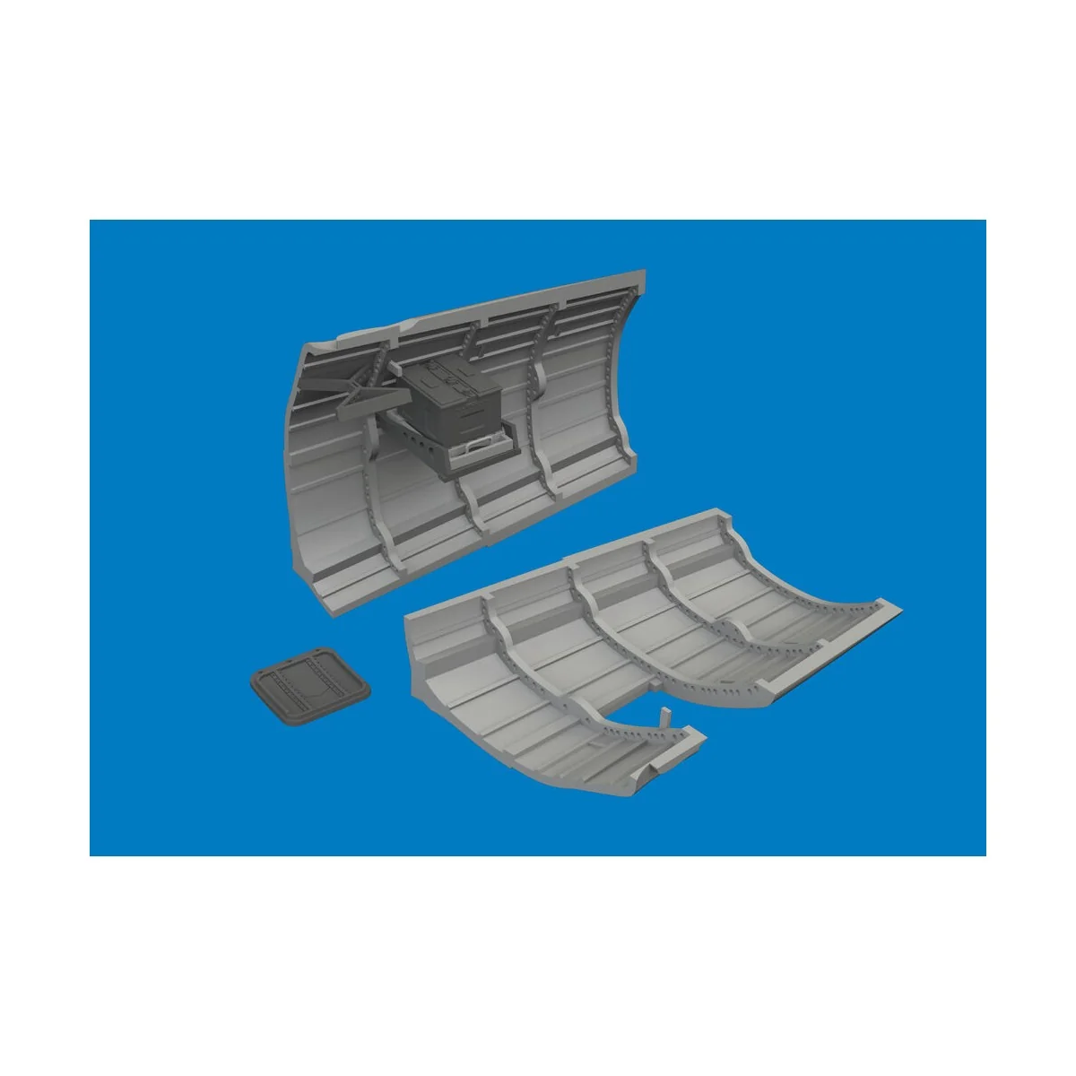 Spitfire Mk.V radio compartment PRINT for Eduard, 1/72 - Eduard Acc...