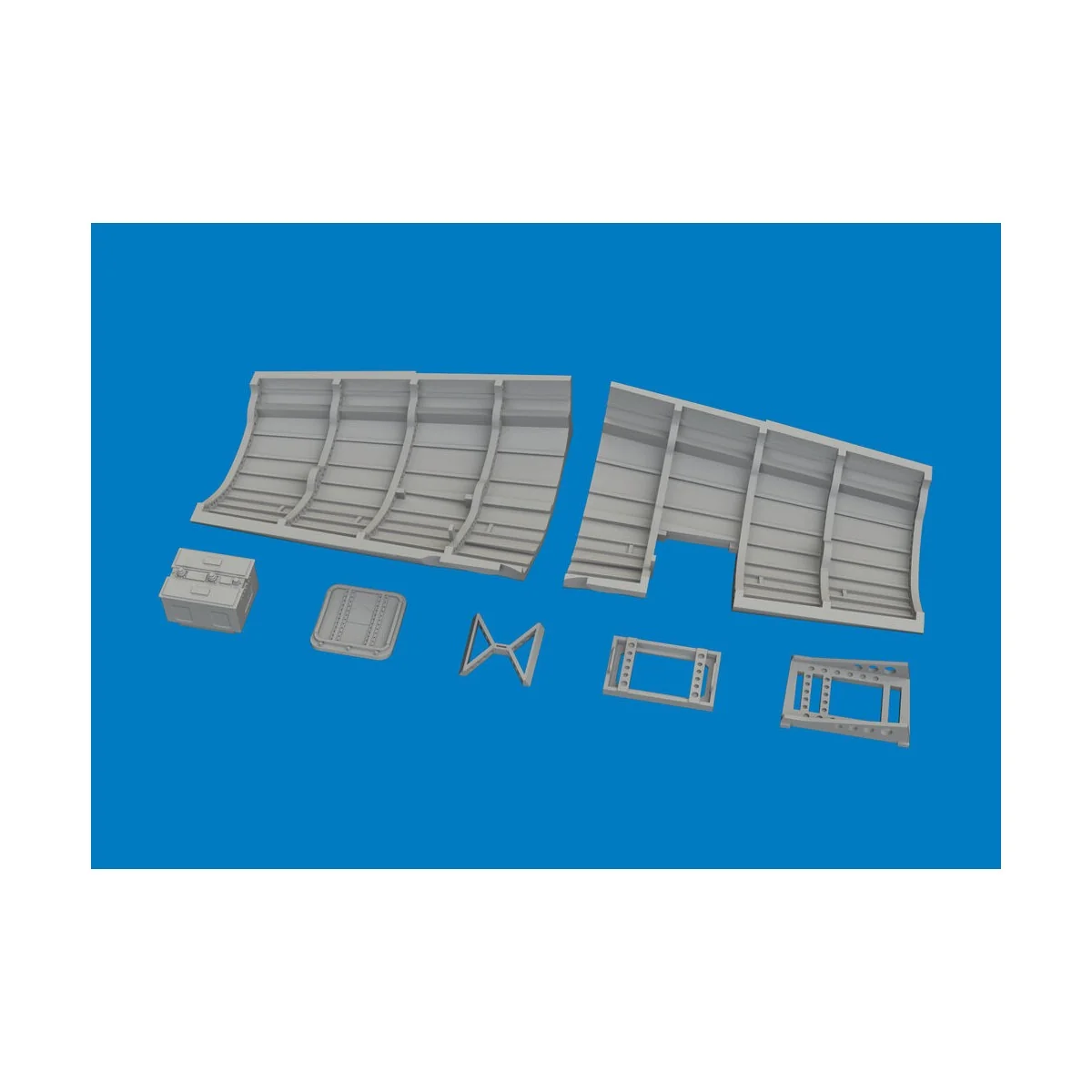 Spitfire Mk.V radio compartment PRINT for Eduard, 1/72 - Eduard Acc...