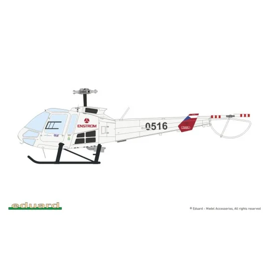 ENSTROM 480, 1/72 - Eduard Plastic Kits 972012