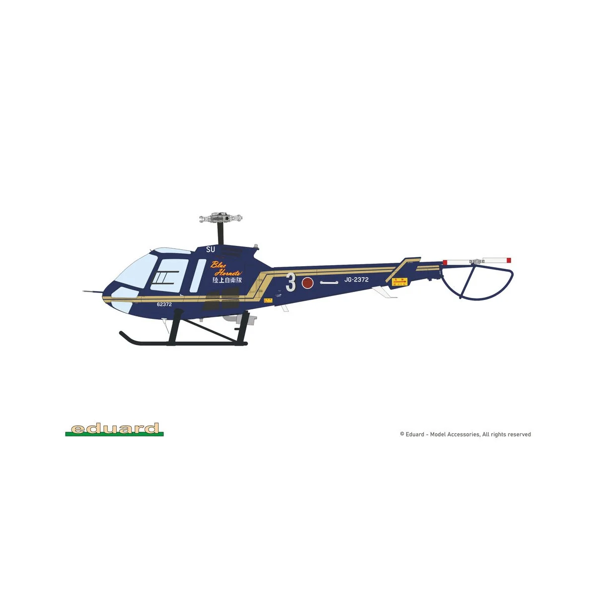 ENSTROM 480, 1/72 - Eduard Plastic Kits 972012