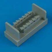 Spitfire Mk.IX exhaust - fishtail (AIR), 1/72 - Quickboost QB72 255 Spitfire Mk.IX exhaust - fishtail (AIR), 1/72 - Quickboost QB72 255